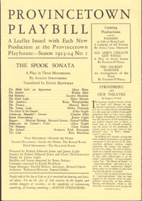 Provincetown Playbill